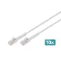 Latiguillo flexible Digitus CAT 6A F-FTP, cobre, 5 m, gris, 10 uds.