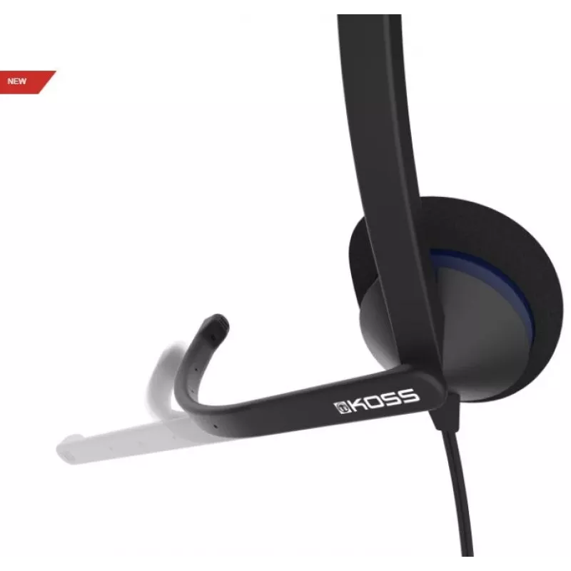 Koss CS200 Headset USB con cable diadema Llamadas/Música USB Type-A Negro