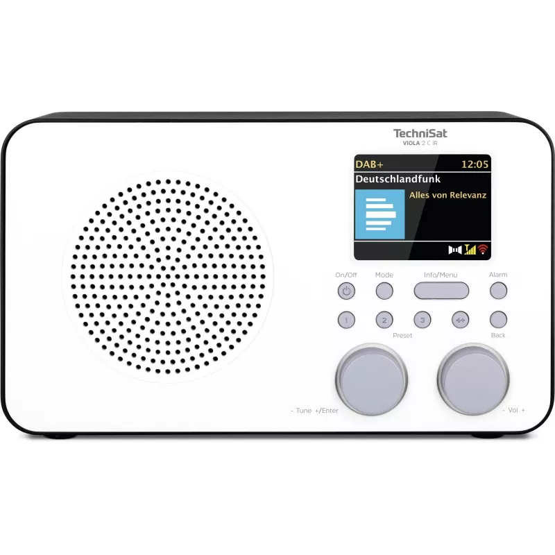 Radio por internet TECHNISAT VIOLA 2 C IR — Sintonizador analógico y digital, DAB+/FM, Wi-Fi, 3 W, TFT 2,4