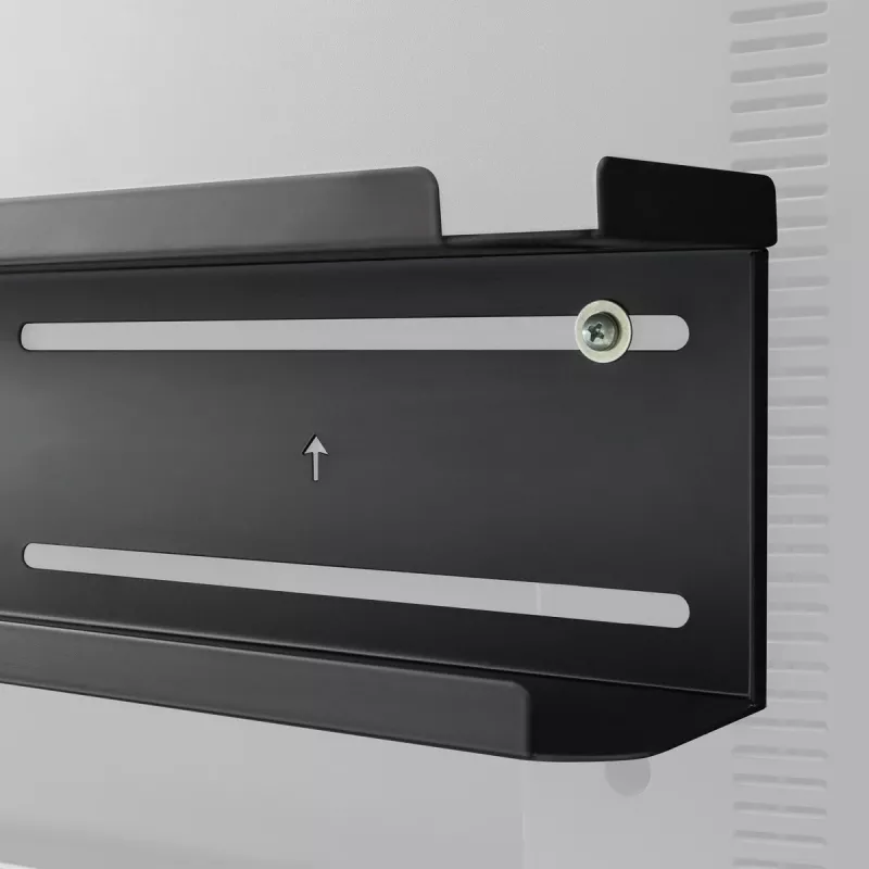 Maclean MC-904 estante de pared o para parte trasera de TV 2 en 1, máx. 2 kg