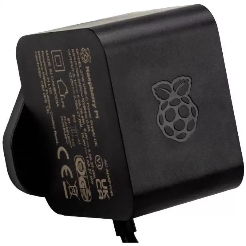 Fuente de alimentación Raspberry SC1408 (modelo RPI5NT5AB) – compatible con dispositivos Raspberry Pi