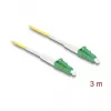 Cable de fibra óptica InfiniBand DeLOCK 3 m LC LC/APC amarillo 9 µm