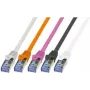 Cable de red LogiLink 15 m RJ-45 Cat7 negro