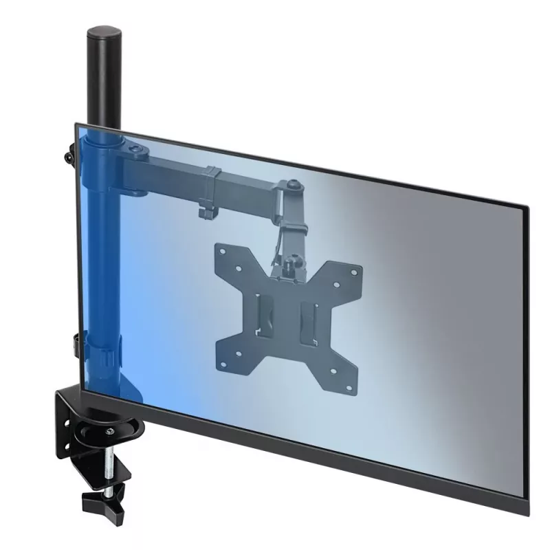 Soporte de mesa para monitor ESPERANZA ERW017 para pantallas de 10–27 inch, hasta 8 kg, pinza de mesa, VESA 75x75–100x100