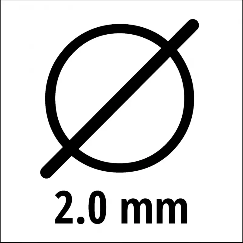 Hilo de corte para recortabordes EINHELL Super Cut Line 2,0 mm, modelo 3436653, diámetro 2,0 mm
