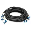 Cable breakout universal de fibra óptica preconfeccionado Digitus, 12 fibras, LC/UPC, 50 m