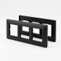 BUSCH JAEGER BJ 1723-915 Marco embellecedor 3 elementos negro mate - Busch-balance SI (2CKA001725A1570)