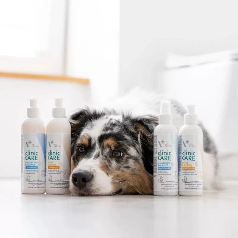 Champú VETEXPERT Clinic Care Balance 250 ml – cuidado equilibrado de la piel para perros y gatos