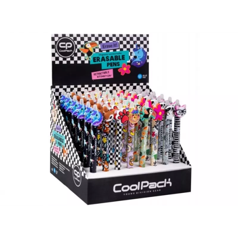 Bolígrafo retráctil borrable CoolPack Girls