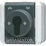 JUNG 833.18 W - interruptor de llave - 1P - con cable - negro - blanco - termoplástico - IP44