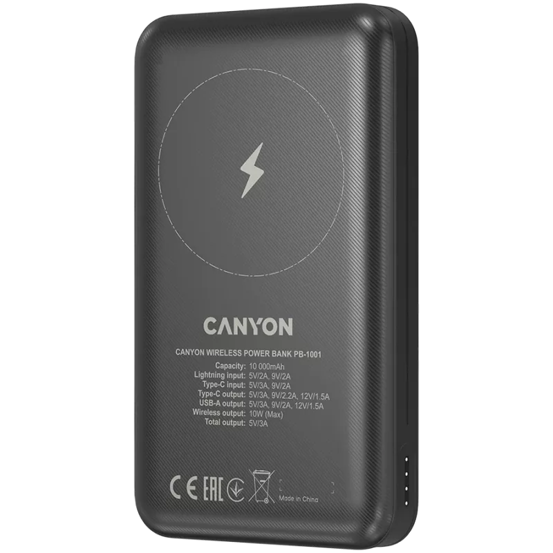 Batería portátil Canyon PB-1001 10000 mAh