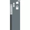 Wera 393 S portapuntas extrafino con vástago flexible (05028161001)