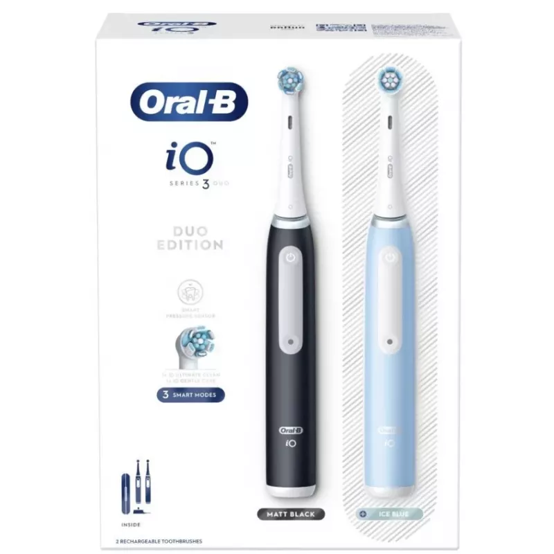Cepillo de dientes eléctrico Oral-B iO3 Series, negro