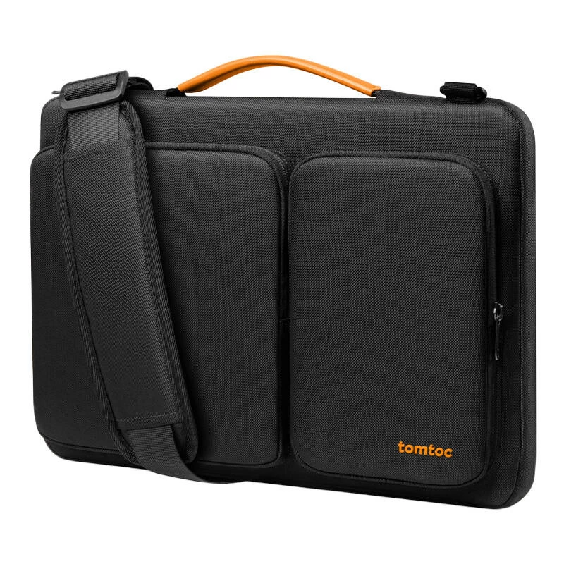 Maletín para portátil Tomtoc Defender-A42 de Tomtoc (negro) – funda de protección compacta para portátiles