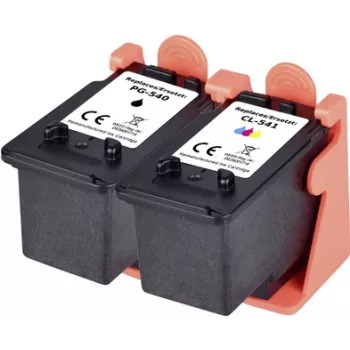 Renkforce pack combinado de tinta sustituye a Canon PG-540 + CL-541 (5225B006) compatible pack combinado negro, cian, magenta, amarillo RF-I-C-PG540CL540BCMY2PK RF-5628790 (RF-5628790)