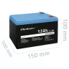 Batería LiFePO4 Litio Hierro Fosfato Qoltec 12,8 V 12 Ah 153,6 Wh con BMS