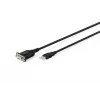 Cable adaptador USB 2.0 a RS232 DIGITUS DA-70172, 1.8 m, chipset FTDI FT232RNL, USB Type-A a DB9