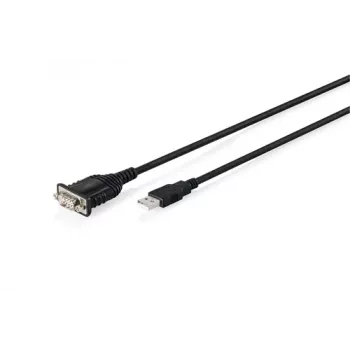 Cable adaptador USB 2.0 a RS232 DIGITUS DA-70172, 1.8 m, chipset FTDI FT232RNL, USB Type-A a DB9