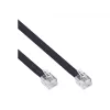 Cable modular InLine RJ12 macho / macho 6P6C 20m