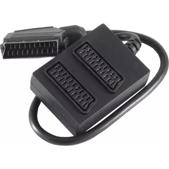 shiverpeaks BS94050 cable SCART 0,5 m SCART (21 pines) 2 x SCART (21 pines) negro (BS94050)
