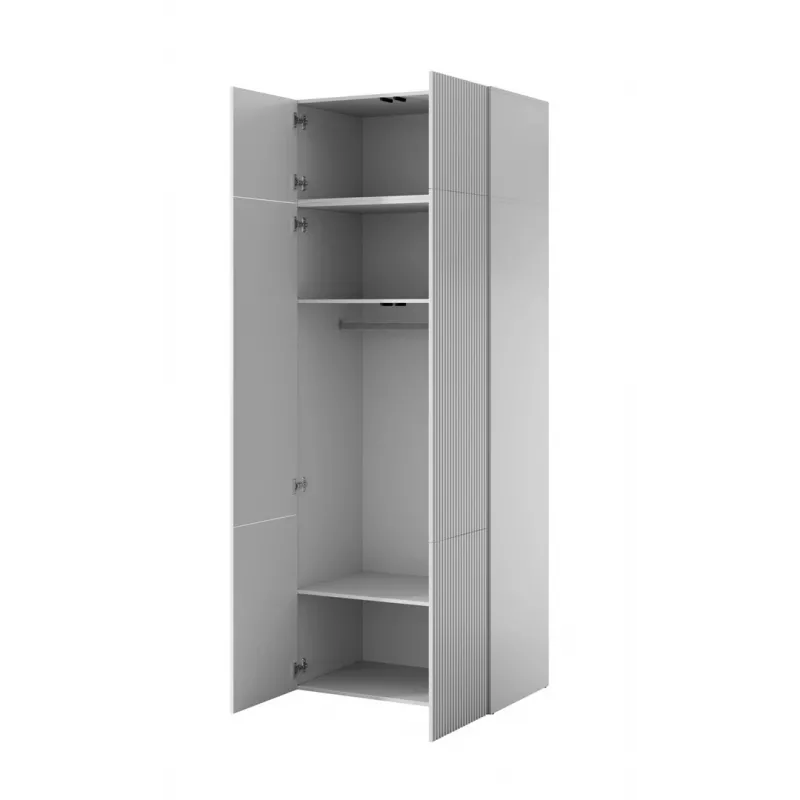 Armario ropero cama meble PAFOS 2D BASE 90×55,5×45 cm blanco mate, 2 puertas