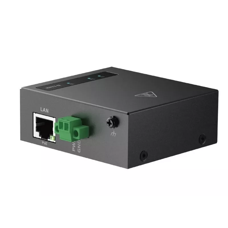 D-Link DWM-311-TP 4G LTE M2M VPN PoE+ módem router, Nano SIM, 150 Mbit/s, 2 antenas externas desmontables, de -30 a 70 °C, negro