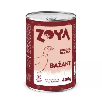 ZOYA faisán – alimento húmedo para perros lata 400g