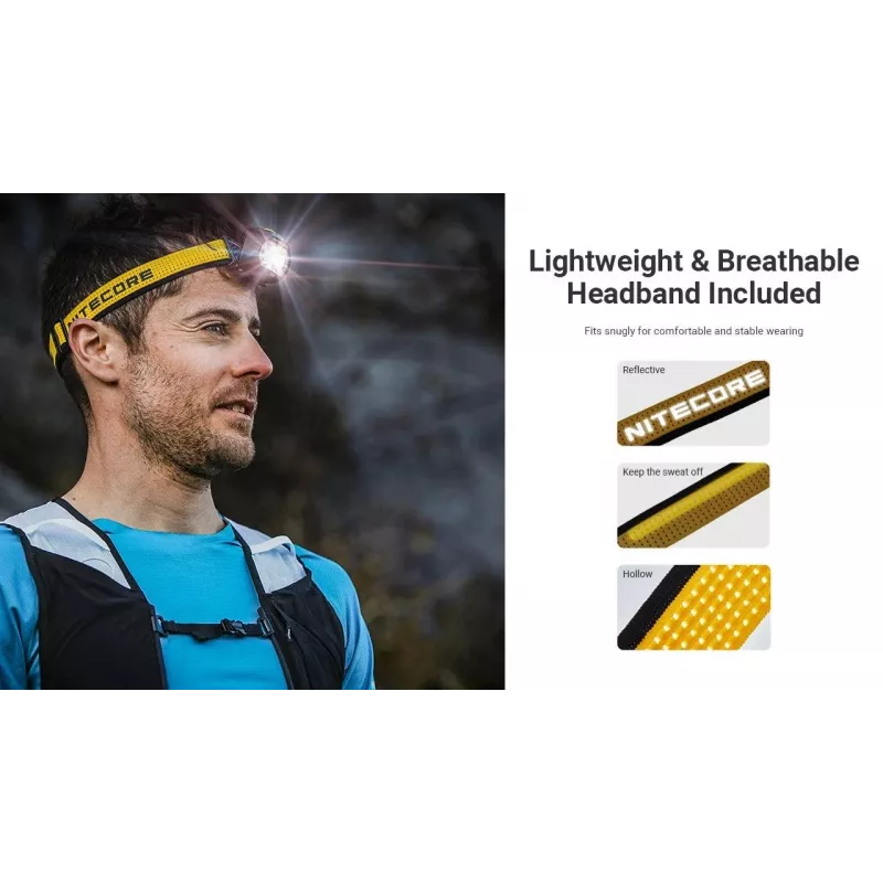Nitecore UT27 MCT negro, amarillo frontal LED