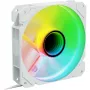 Ventilador de caja Sharkoon SHARK Mirror RGB PWM REVERSE 120 mm Blanco, 500–1500 RPM, 99,52 m³/h, FDB
