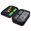 Estuche Cool pack Jumper 3 — organizador de papelería de tres pisos con diseño de oso, tejido resistente