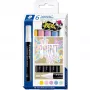 Set de rotuladores Staedtler Lumocolor 6 colores pastel — Tinta acrílica, surtido con 6 tonos pastel