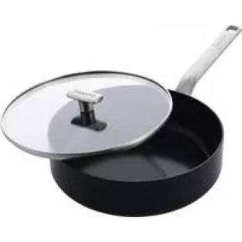 Sartén GreenPan CC007086-001 — sartén multiusos redonda, 26 cm, negra