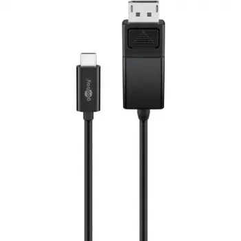 Goobay USB-C a DisplayPort. M/M. Negro