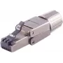Conector macho de cable RJ-45 negro ShiverPeaks BS08-45006 conector