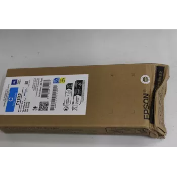 Cartucho de tinta Epson C13T11D240 XL Cian — envase individual, compatible con WorkForce Pro WF‑C5890DWF / WF‑C5390DW, embalaje dañado