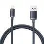 Baseus Crystal Shine cable USB a Lightning, 2,4 A, 1,2 m (negro)