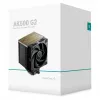 Disipador de aire DeepCool AK500 G2, ventilador de 120 mm, presión de aire máx. 3,33 mmH2O, 117×129×159 mm, negro