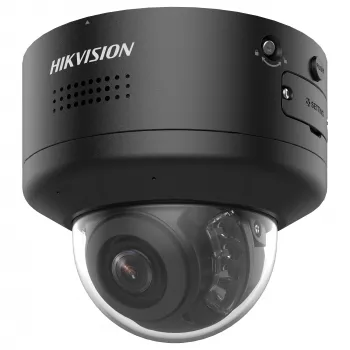 Cámara de vigilancia IP tipo domo Hikvision DS-2CD2787G2H-LIPTRZS2U/SL — 8MP 3840×2160, objetivo varifocal de 2,8–12 mm, PoE, interior/exterior, montaje en techo/pared