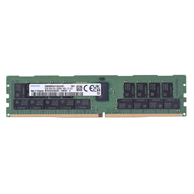 Samsung - DDR4 - Módulo - 32GB - DIMM 288-PIN - 3200 MHz / PC4-25600 registrado - ECC (M393A4K40DB3-CWE)