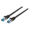 Cable de red EFB Elektronik K5525FSW.3 RJ-45 Cat6a 3 m negro