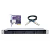 QNAP TL-R400S - Conjunto de discos - 4 bahías (SATA-600) - SATA 6Gb/s (externo) - Rack - montaje integrado - 1U