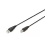 Cable de conexión USB Assmann. Type-A - B M/M. 1,8 m. compatible con USB 2.0. UL. bl (AK-300102-018-S)