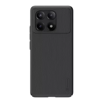 Funda protectora Nillkin Super Frosted Shield Pro para Xiaomi Redmi K70E / Poco X6 Pro 5G — negra, rígida mate antideslizante
