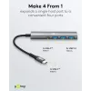 Hub USB slim de 4 puertos Goobay USB-C a/USB-A 5 Gbit/s - -Plug> 1x (76562)