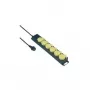 Alargador eléctrico REV 0512469555 1,4 m 6 tomas AC interior/exterior Negro