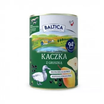 BALTICA Sabores regionales Pato con Pera - Comida húmeda para perros - 400g