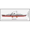 Set de construcción Cobi acorazado Bismarck modelo con 3204 piezas - Cobi CO BI-4860