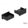 Tapa antipolvo para conector hembra USB Type-A DeLOCK 64102 negra 10 uds.
