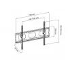 Soporte de mesa para monitor MULTIOFFICE LCD 30-50 AR-18