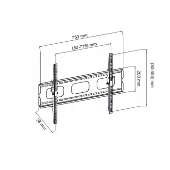 Soporte de mesa para monitor MULTIOFFICE LCD 30-50 AR-18